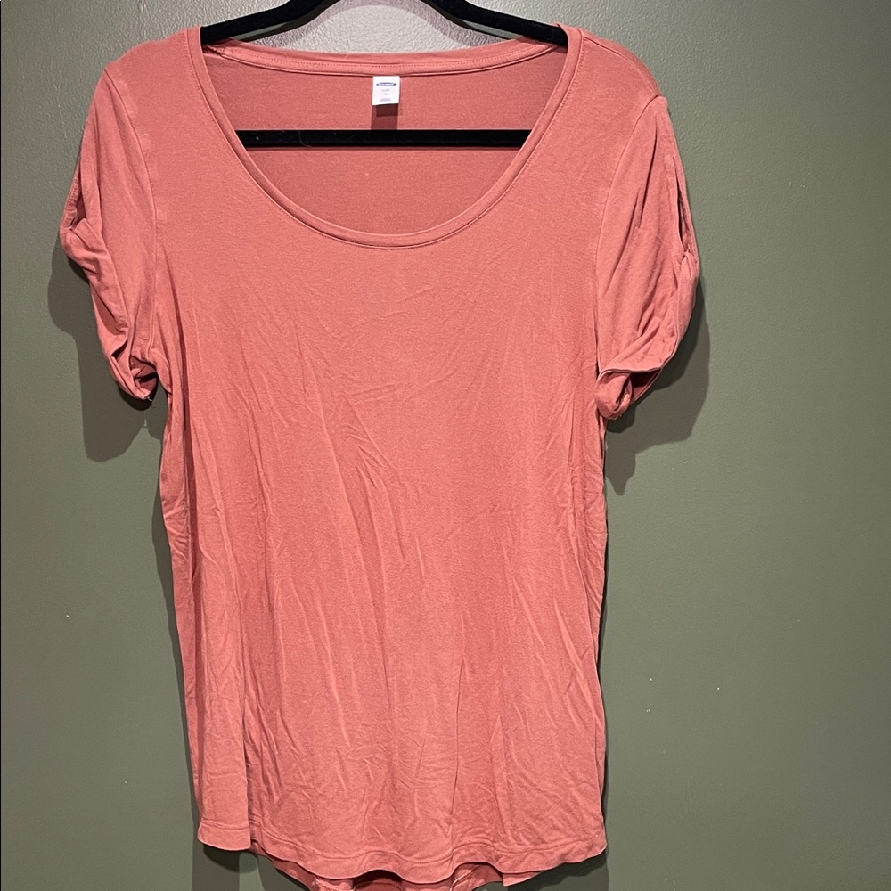 Old Navy Women's burnt orange Short Sleeve Tee
